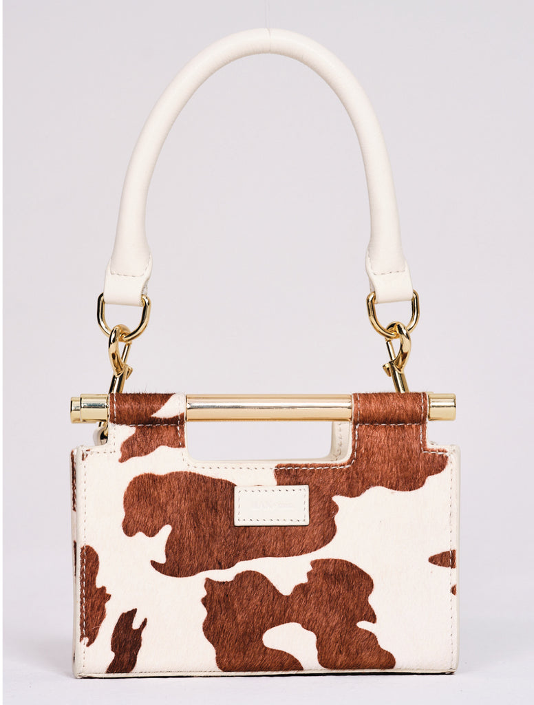 The Meru Micro | Calf Hair Cow Print