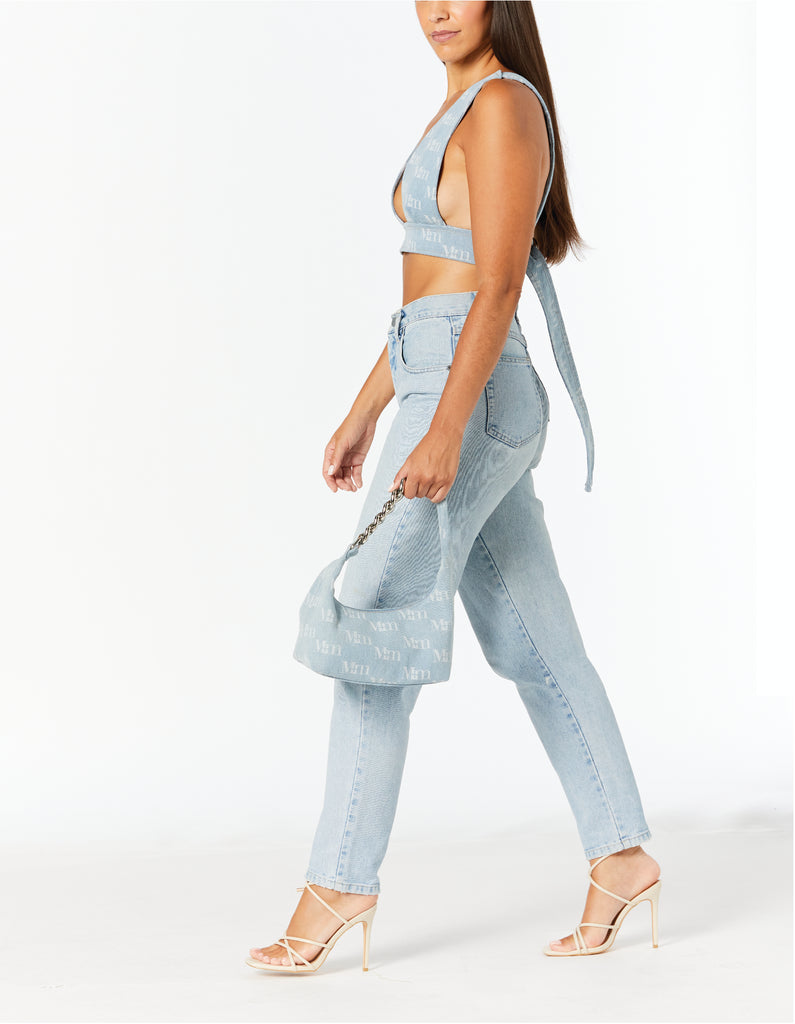 Randi Hobo Bag | Denim